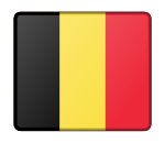 Flag of Belgium (bevelled)